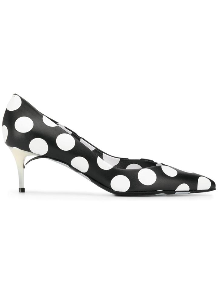 Maison Margiela Polka-dot Pumps - Black