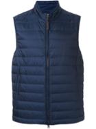 Woolrich Padded Gilet, Men's, Size: L, Blue, Polyamide/feather Down