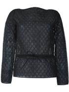 Carven Textured Long Sleeved Top