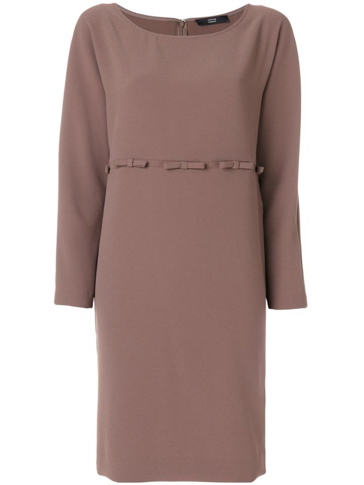 Steffen Schraut Bow Detail Dress - Green