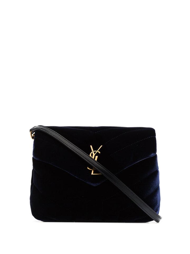 Saint Laurent Mini Lou Lou Cross-body Bag - Blue