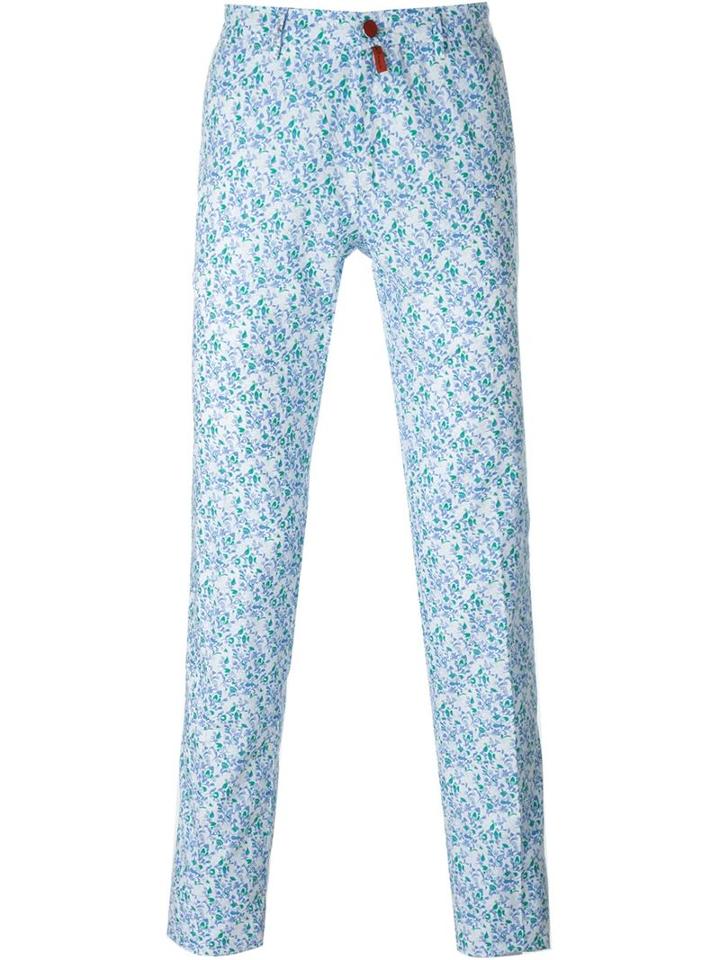 Kiton Floral Print Trousers