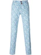 Kiton Floral Print Trousers
