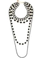 Edward Achour Paris Multi-chain Bead Necklace - Black
