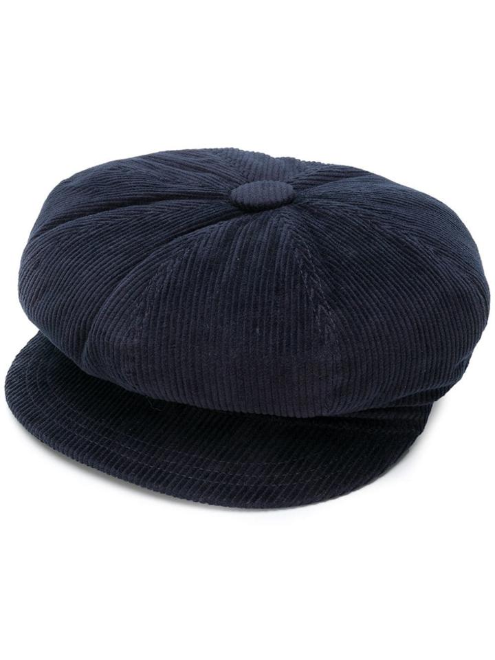 Dsquared2 Corduroy Hat - Blue
