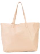 Mansur Gavriel Oversized Lambskin Tote Bag - Nude & Neutrals