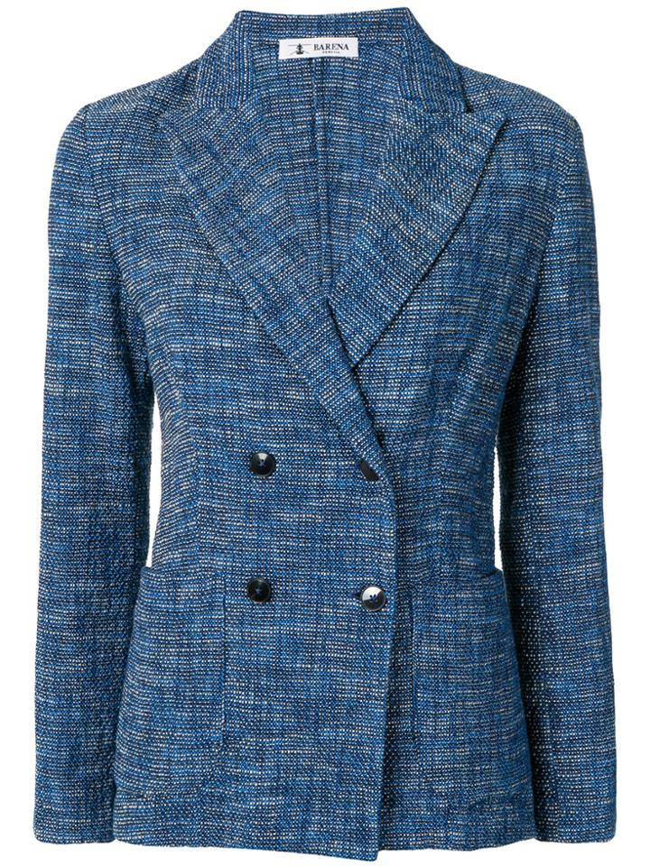 Barena Double Waisted Blazer - Blue