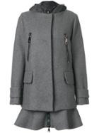 Moncler Double Layered Coat - Grey