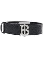 Burberry Monogram Motif Belt - Black