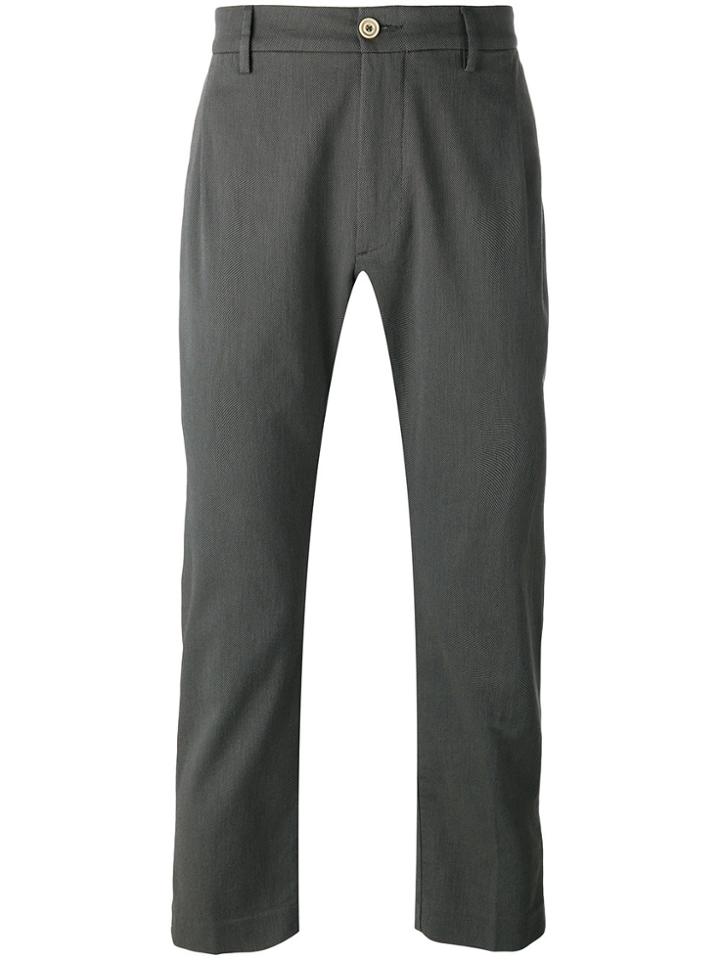 Pence Efrem Cropped Trousers - Green