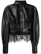 Ermanno Scervino Embroidered Lace Shirt - Black