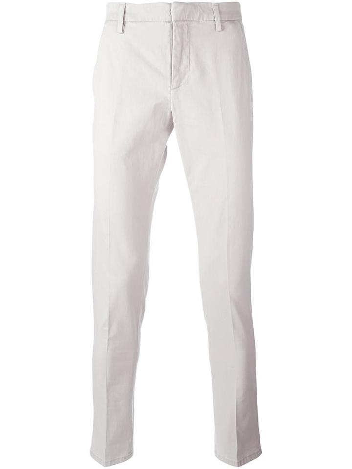 Dondup Slim Fit Chinos, Men's, Size: 34, Nude/neutrals, Cotton/spandex/elastane