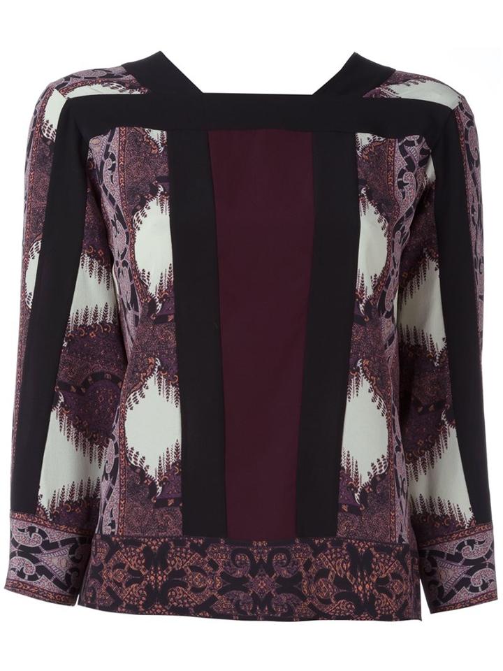 Etro Three-quarters Sleeves Abstract Print