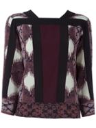 Etro Three-quarters Sleeves Abstract Print