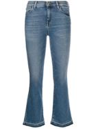 Twin-set Raw-hem Cropped Jeans - Blue