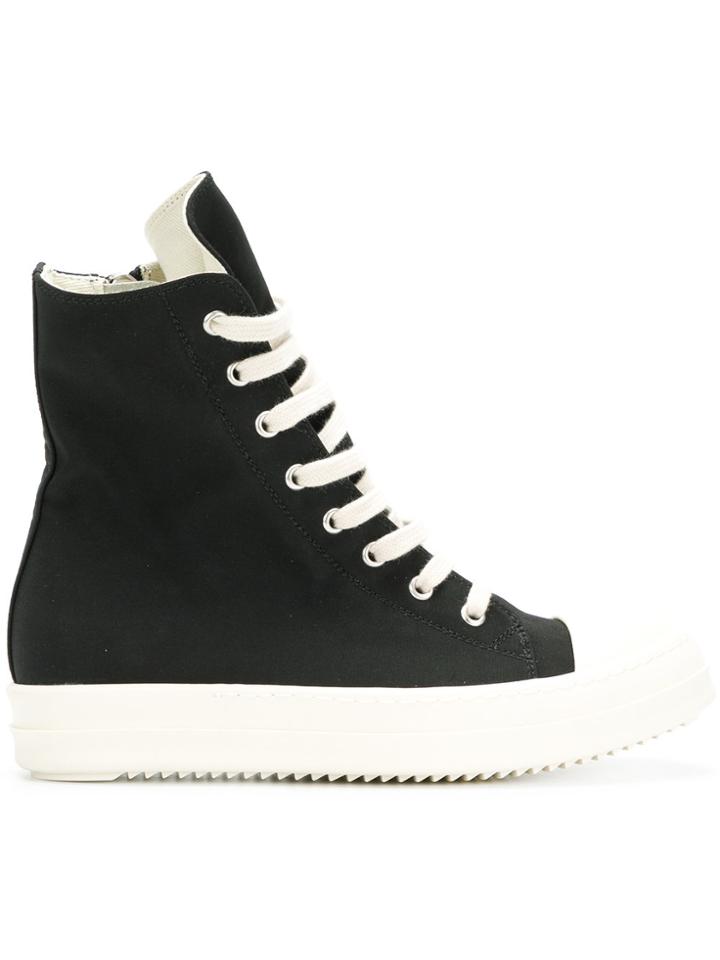 Rick Owens Drkshdw Platform Hi-top Sneakers - Black