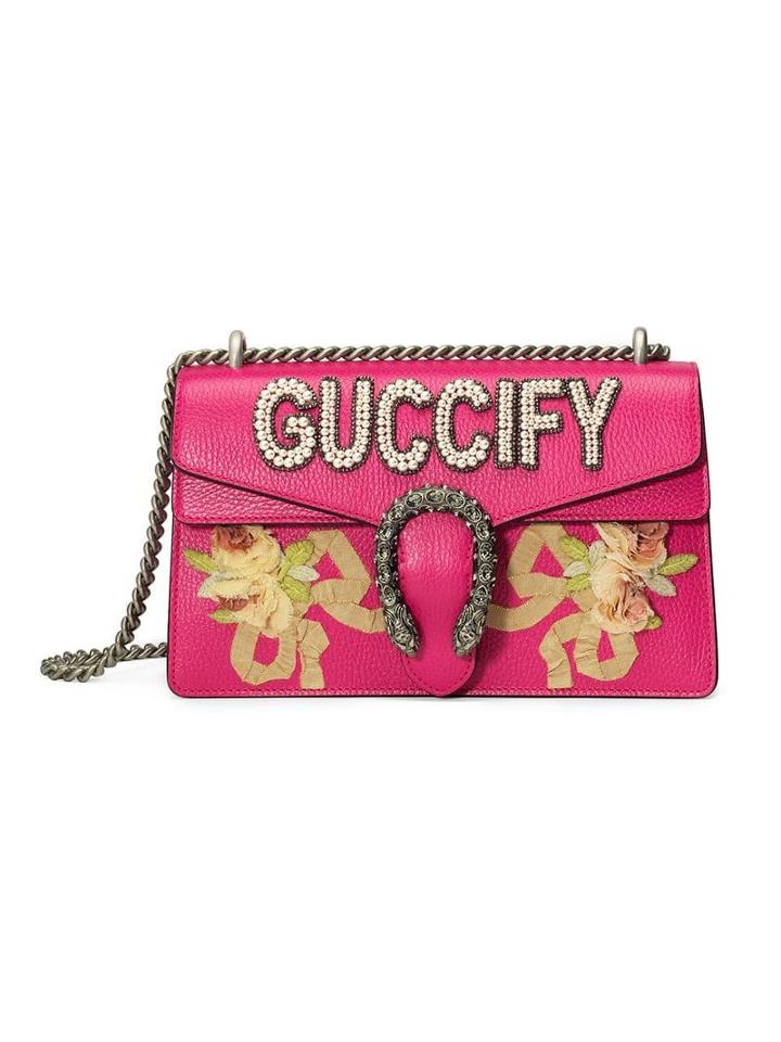 Gucci Pink Guccify Dionysus Small Shoulder Bag