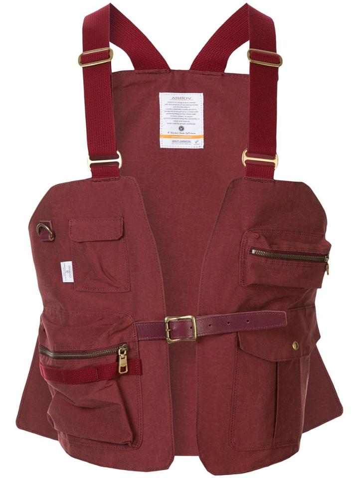 As2ov Shrink Camp Vest - Red