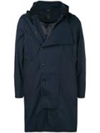 Norwegian Rain Double Buttoned Raincoat - Blue