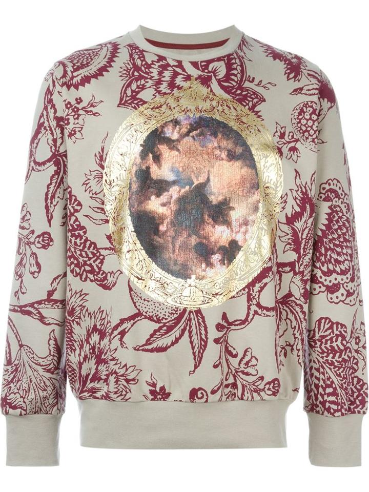 Vivienne Westwood Man Baroque Print Sweatshirt