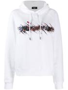 Dsquared2 Covered Logo Hoodie - White