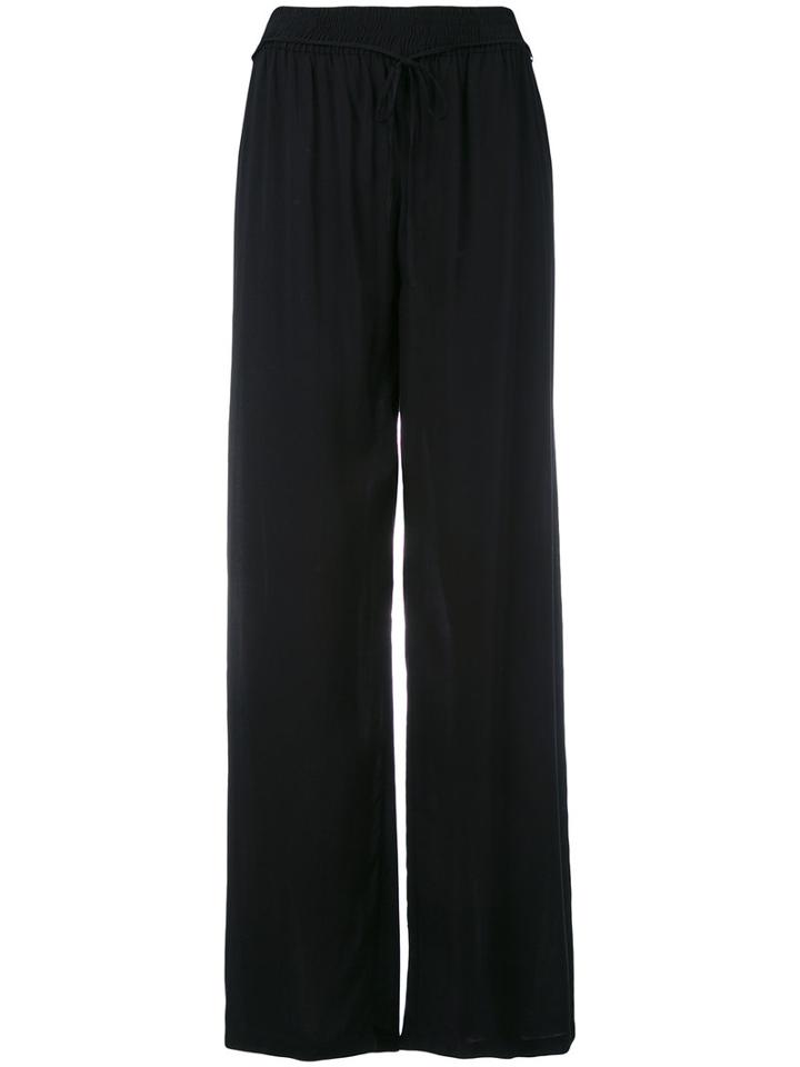Designers Remix - Drawstring Straight Trousers - Women - Viscose - 36, Black, Viscose