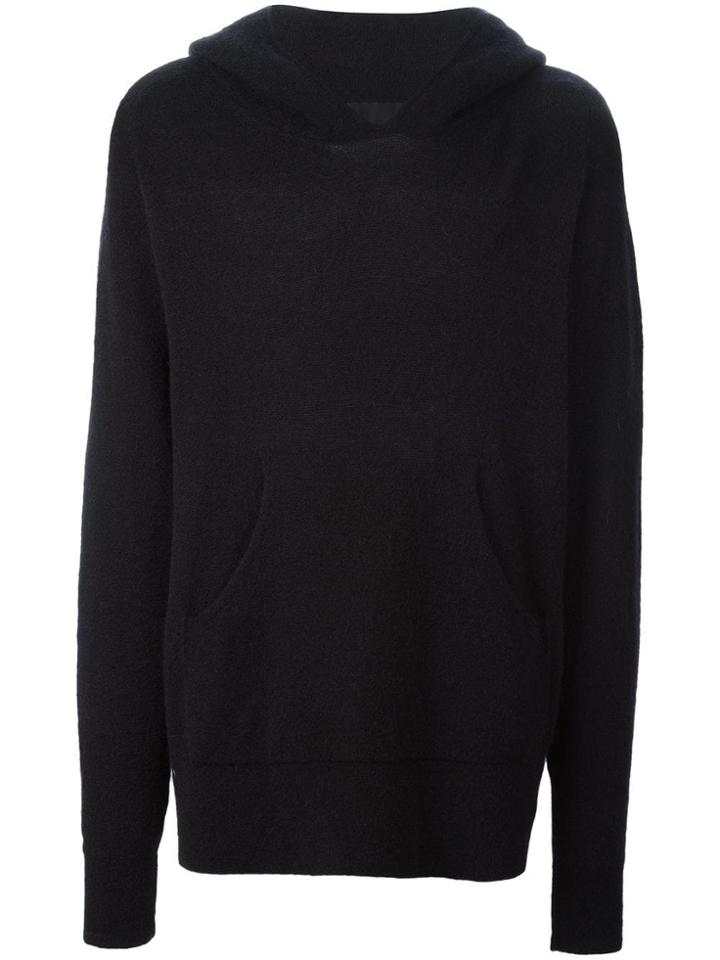 Haider Ackermann Knit Hoodie - Black