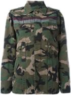 Valentino - Camouflage Jacket - Women - Cotton - 42, Women's, Green, Cotton