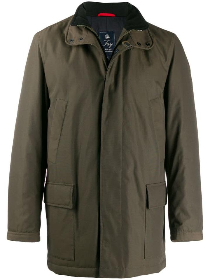Fay Zip Front Jacket - Green