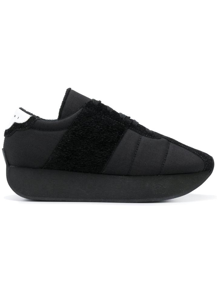 Marni Big Foot Sneakers - Black