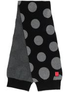 Raeburn Spot Camo Knitted Scarf - Black