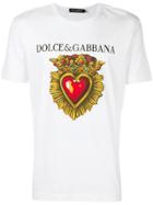 Dolce & Gabbana Heart Motif T-shirt - White