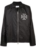 Rhude Coach Jacket With Embroidered Patch - Black