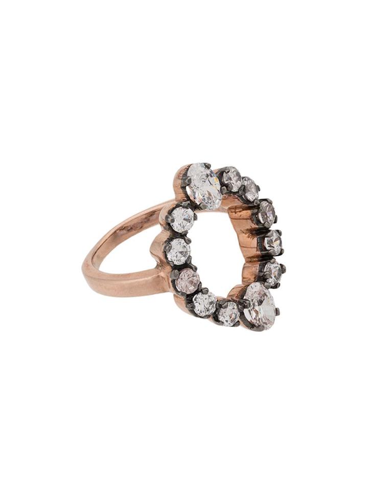 Maha Lozi November Rain Ring - White