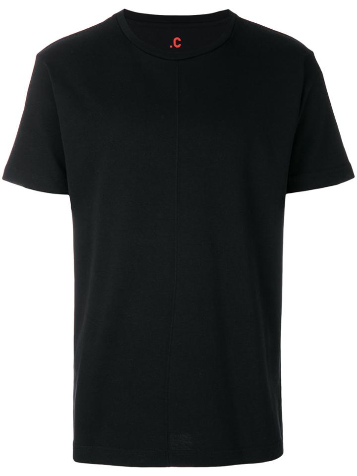 .complain Back Print T-shirt - Black