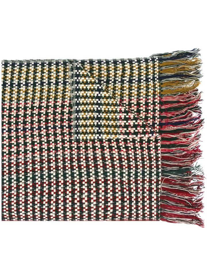 Isabel Marant Oversize Check Detail Scarf, Women's, Cashmere/wool