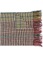 Isabel Marant Oversize Check Detail Scarf, Women's, Cashmere/wool