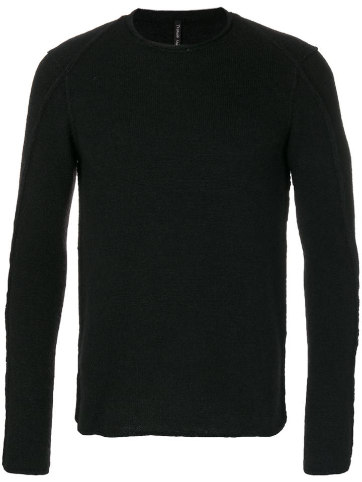 Transit Exposed Seam Detail Jumper - Black
