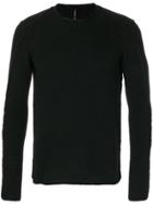 Transit Exposed Seam Detail Jumper - Black