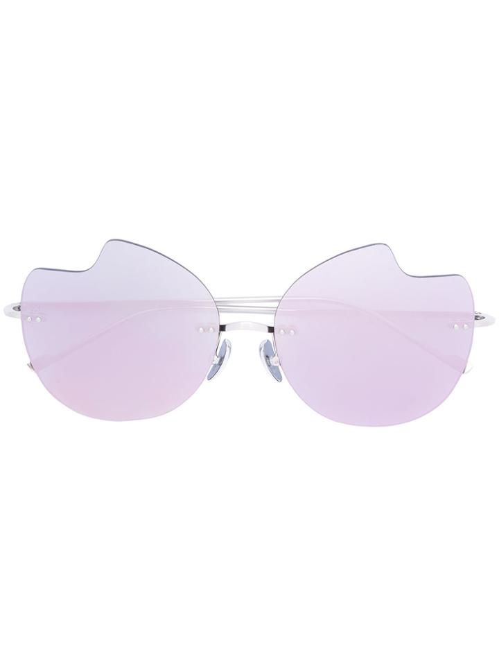 Courrèges Abstract Sunglasses - Metallic