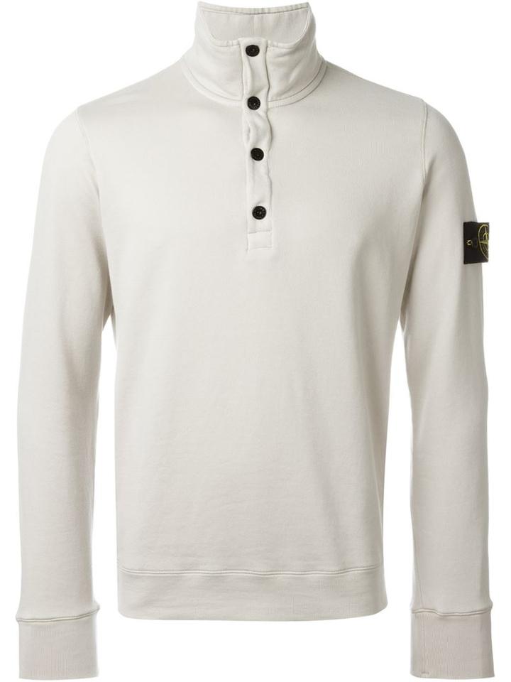 Stone Island Roll Neck Sweatshirt