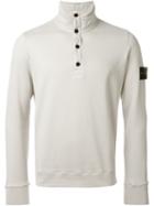 Stone Island Roll Neck Sweatshirt