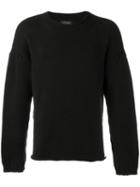 Yohji Yamamoto Vintage Cable Knit Detail Jumper, Men's, Size: 3, Blue