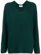 Allude Slouchy Knit Jumper - Green