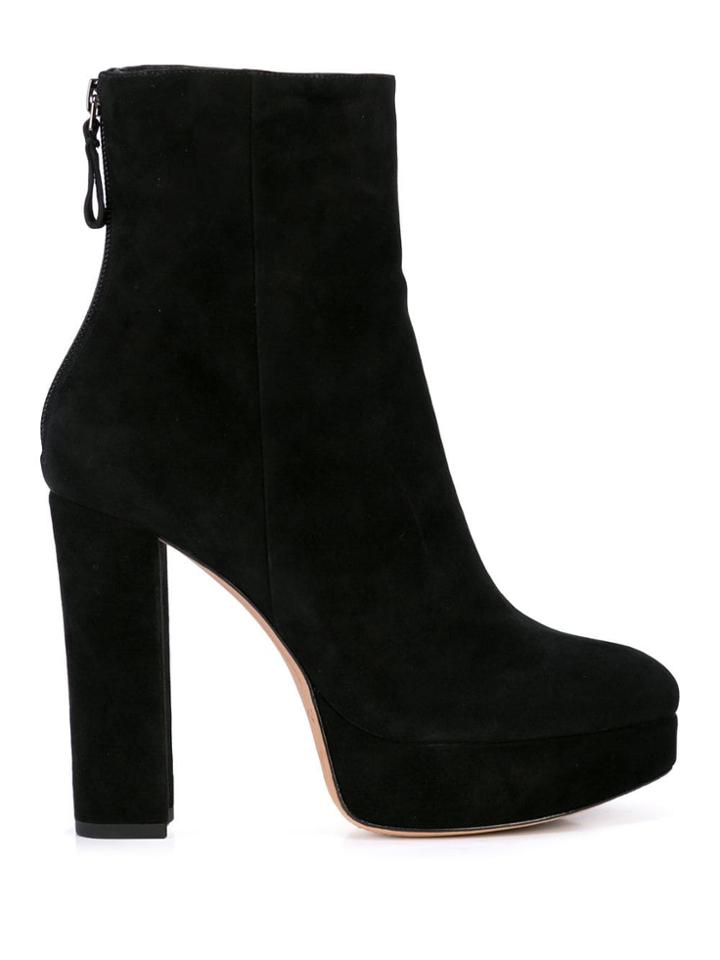 Alexandre Birman Block Heel Ankle Boots - Black