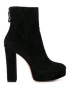 Alexandre Birman Block Heel Ankle Boots - Black