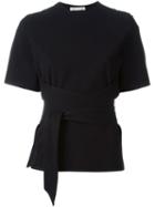 Each X Other Belted Wrap Shortsleeved Top
