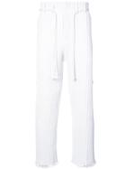 Craig Green Pleated Straight-leg Trousers - White