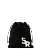Simonetta Ravizza Shearling Mini Bag - Black