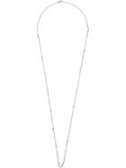 Loquet Long Chain Necklace - Grey